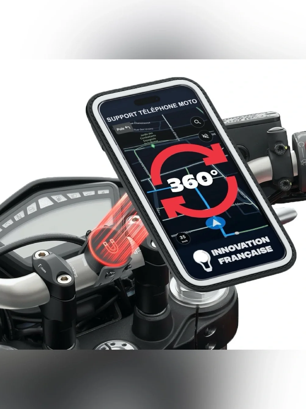 Motorcycle Magnetic Phone Mount
